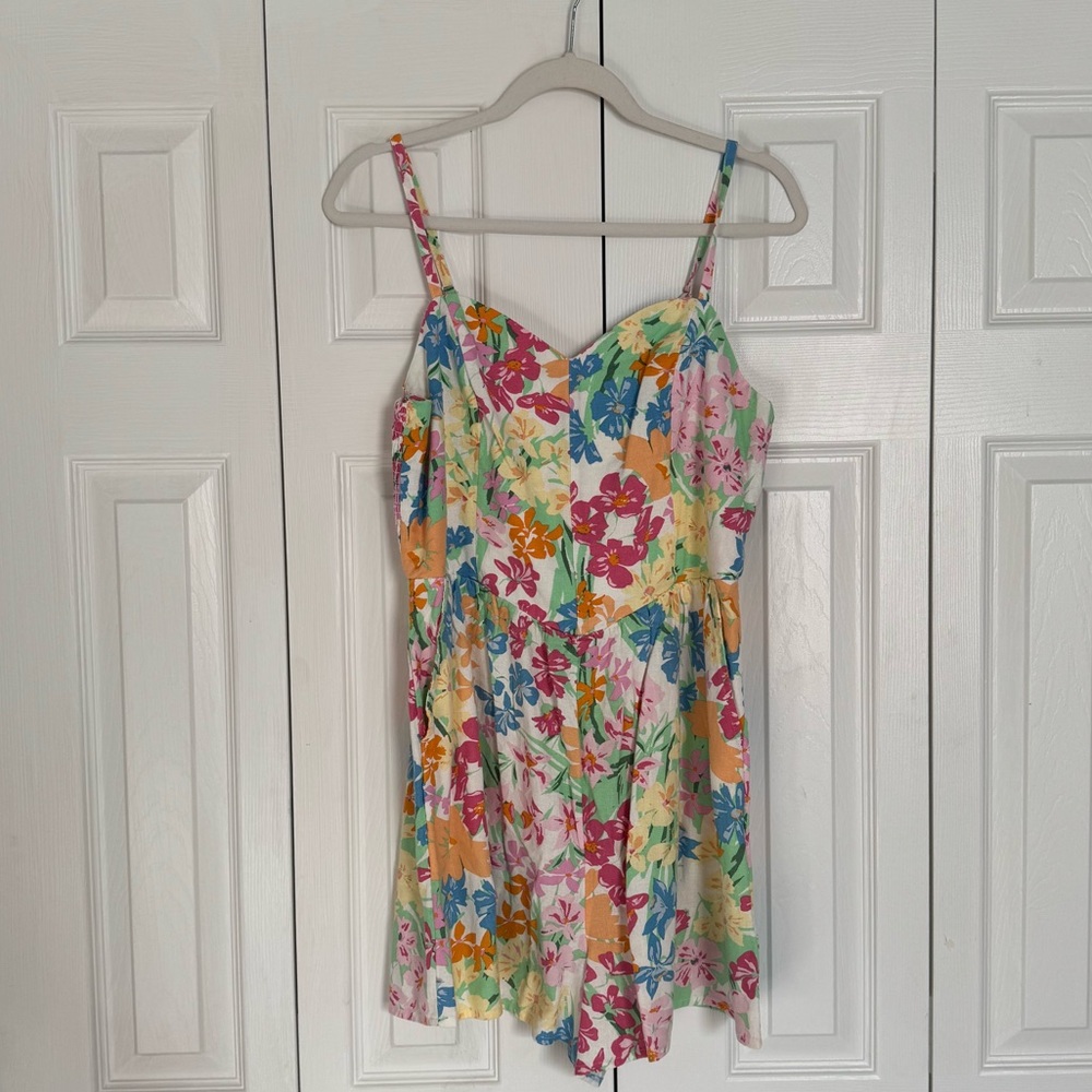 NAT Floral Romper